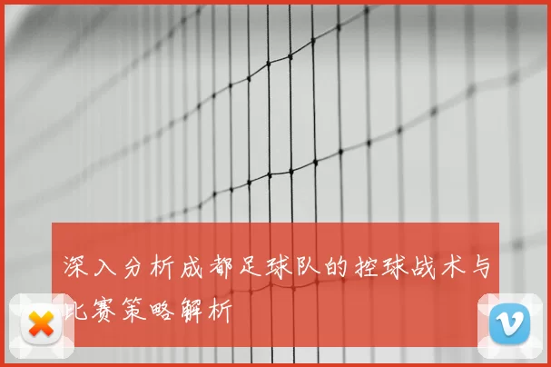 深入分析成都足球队的控球战术与比赛策略解析