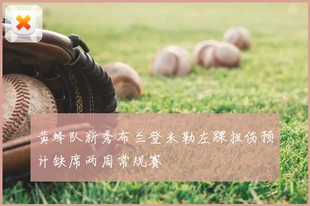 黄蜂队新秀布兰登米勒左踝扭伤预计缺席两周常规赛